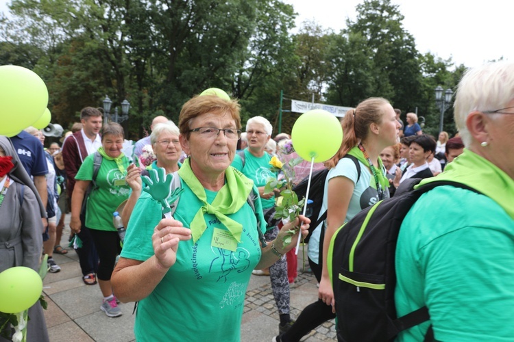 Powitanie 35. Pielgrzymki Oświęcimskiej na Jasnej Górze - 2018