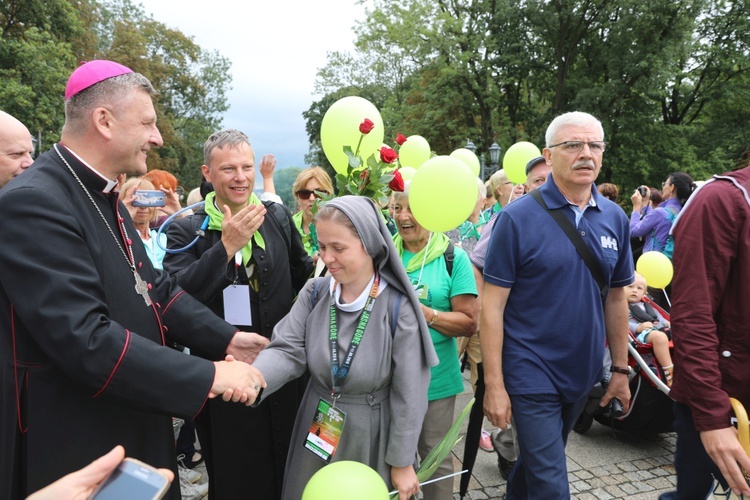 Powitanie 35. Pielgrzymki Oświęcimskiej na Jasnej Górze - 2018