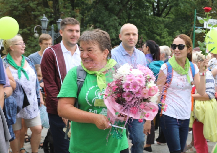 Powitanie 35. Pielgrzymki Oświęcimskiej na Jasnej Górze - 2018