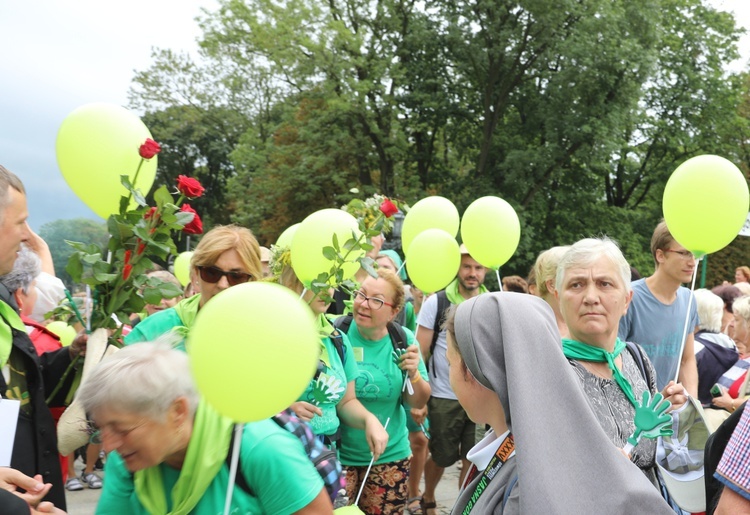 Powitanie 35. Pielgrzymki Oświęcimskiej na Jasnej Górze - 2018