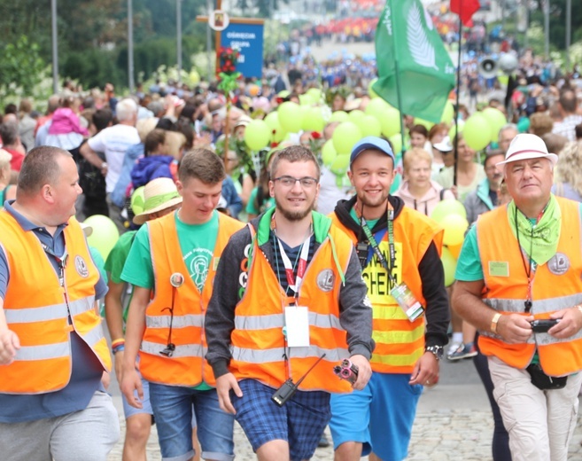 Powitanie 35. Pielgrzymki Oświęcimskiej na Jasnej Górze - 2018