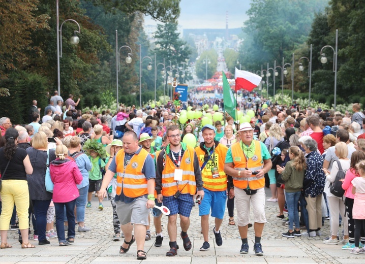 Powitanie 35. Pielgrzymki Oświęcimskiej na Jasnej Górze - 2018