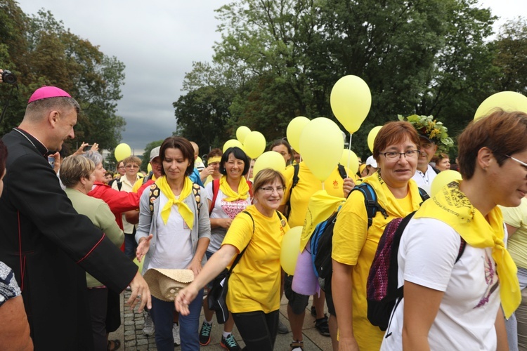 Powitanie 35. Pielgrzymki Oświęcimskiej na Jasnej Górze - 2018