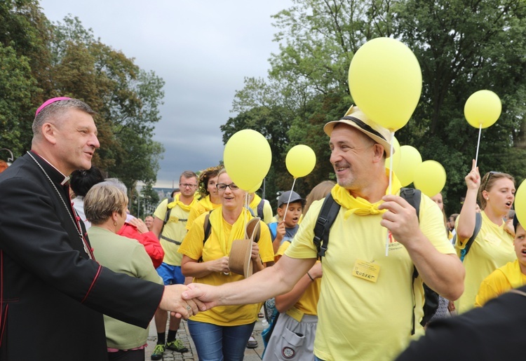 Powitanie 35. Pielgrzymki Oświęcimskiej na Jasnej Górze - 2018