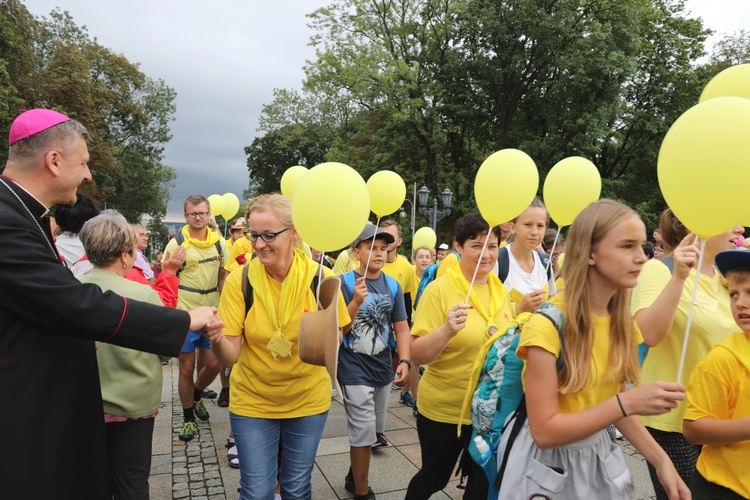 Powitanie 35. Pielgrzymki Oświęcimskiej na Jasnej Górze - 2018