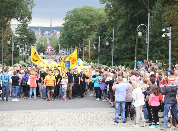 Powitanie 35. Pielgrzymki Oświęcimskiej na Jasnej Górze - 2018