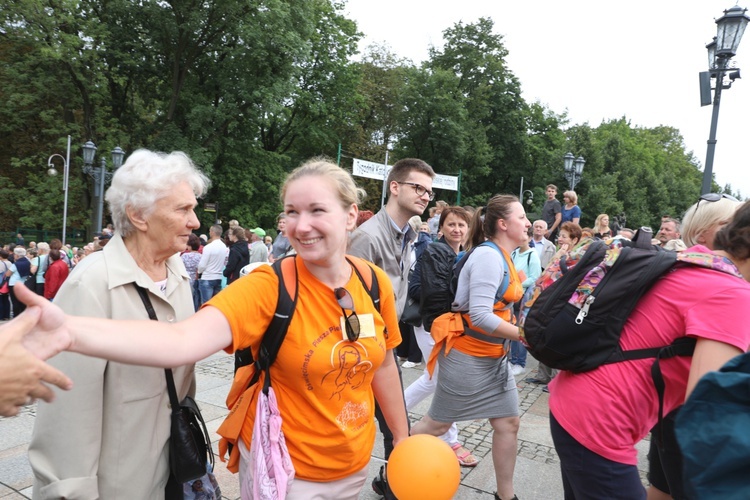 Powitanie 35. Pielgrzymki Oświęcimskiej na Jasnej Górze - 2018