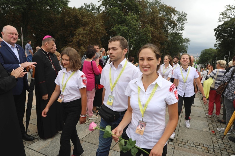 Powitanie 32. Pielgrzymki Andrychowskiej na Jasnej Górze - 2018