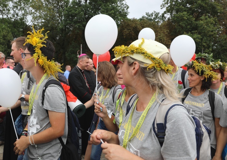 Powitanie 32. Pielgrzymki Andrychowskiej na Jasnej Górze - 2018