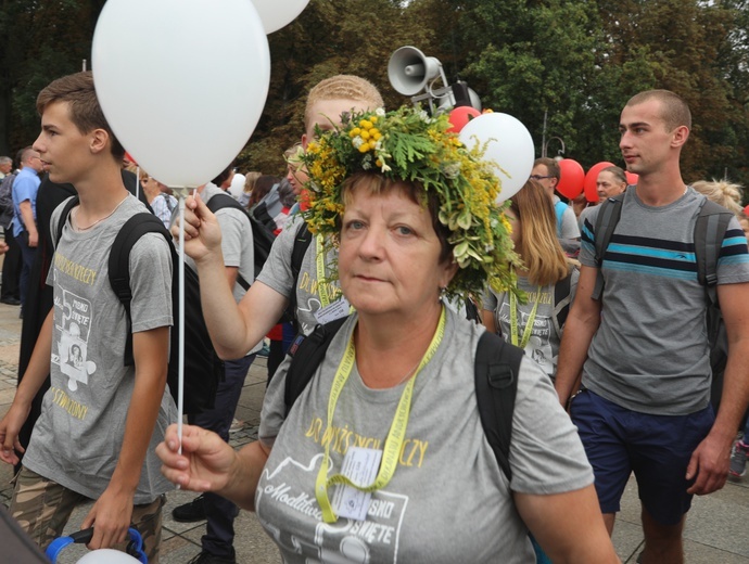 Powitanie 32. Pielgrzymki Andrychowskiej na Jasnej Górze - 2018