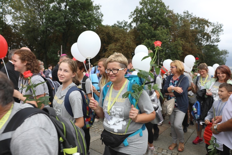 Powitanie 32. Pielgrzymki Andrychowskiej na Jasnej Górze - 2018