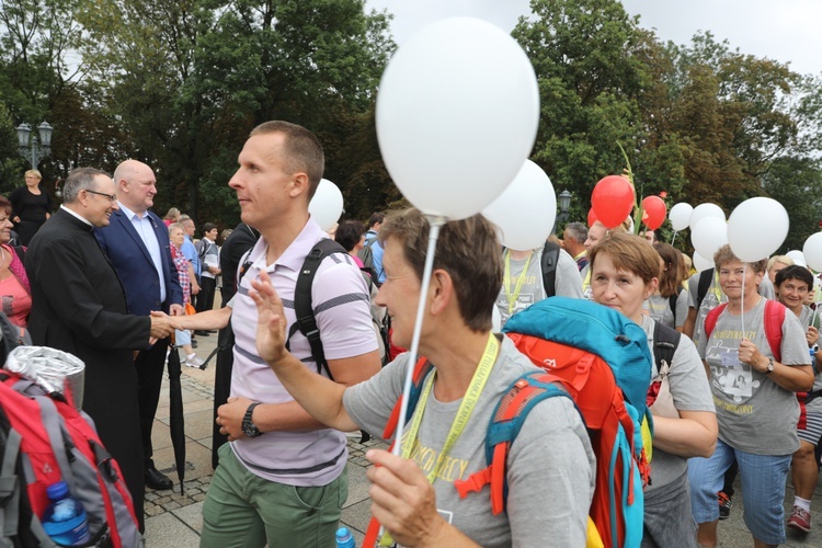 Powitanie 32. Pielgrzymki Andrychowskiej na Jasnej Górze - 2018