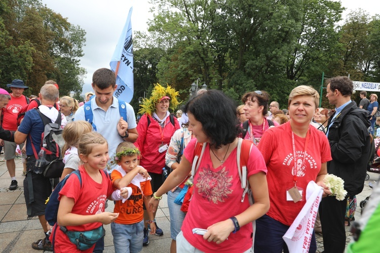 Powitanie 27. Pielgrzymki Cieszyńskiej na Jasnej Górze - 2018