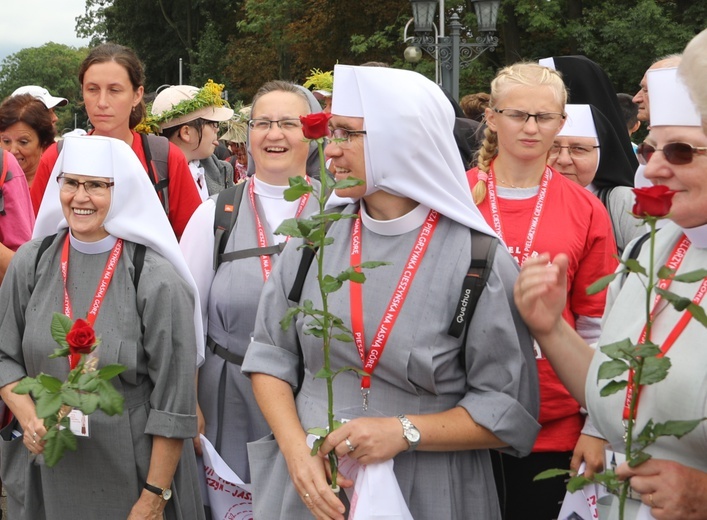 Powitanie 27. Pielgrzymki Cieszyńskiej na Jasnej Górze - 2018