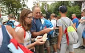 Powitanie pielgrzymów z Oświęcimia na Górce w Gołonogu - 2018