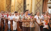 Powitanie pielgrzymów z Oświęcimia na Górce w Gołonogu - 2018