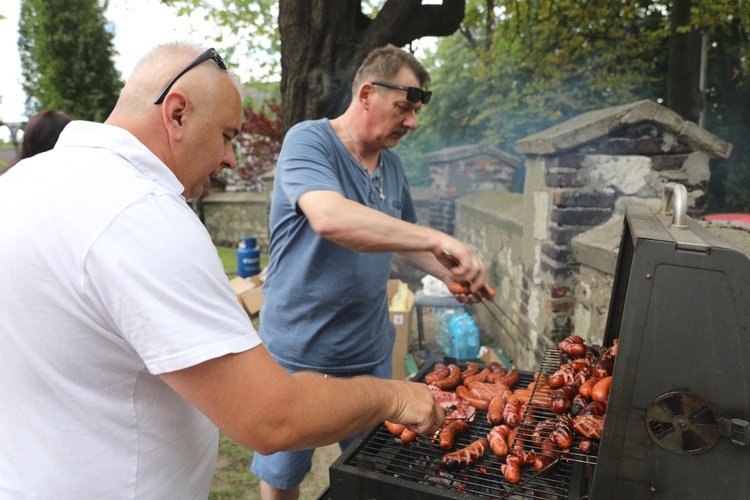 Powitanie pielgrzymów z Oświęcimia na Górce w Gołonogu - 2018