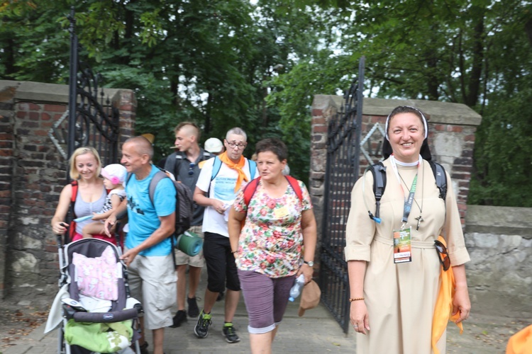 Powitanie pielgrzymów z Oświęcimia na Górce w Gołonogu - 2018