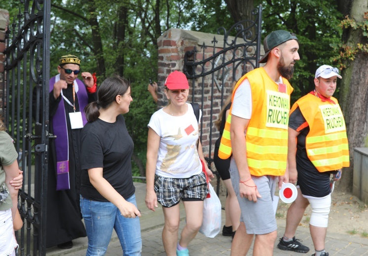 Powitanie pielgrzymów z Oświęcimia na Górce w Gołonogu - 2018