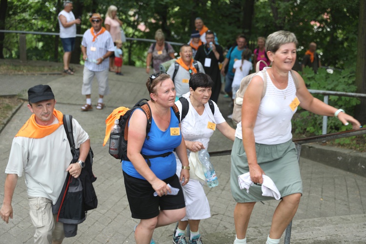 Powitanie pielgrzymów z Oświęcimia na Górce w Gołonogu - 2018