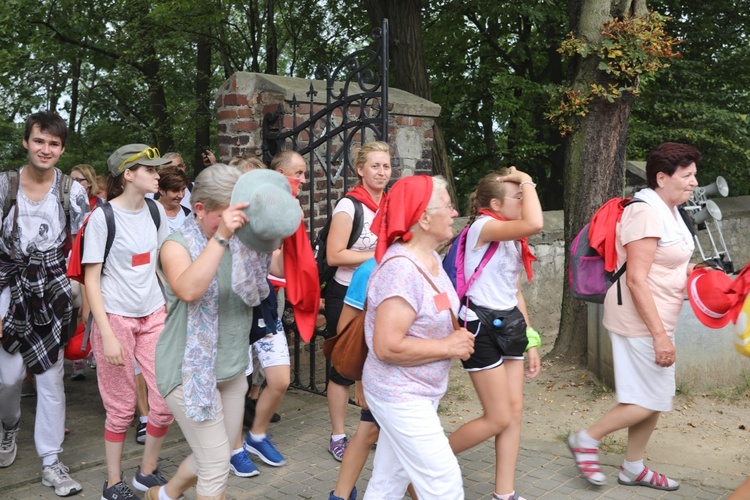 Powitanie pielgrzymów z Oświęcimia na Górce w Gołonogu - 2018