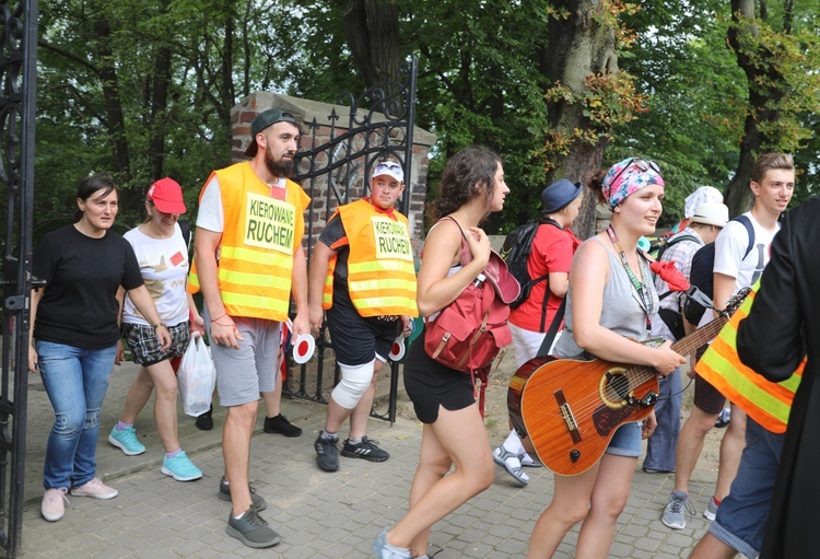 Powitanie pielgrzymów z Oświęcimia na Górce w Gołonogu - 2018