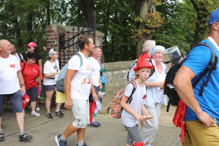 Powitanie pielgrzymów z Oświęcimia na Górce w Gołonogu - 2018