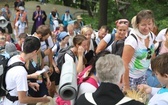 Powitanie pielgrzymów z Oświęcimia na Górce w Gołonogu - 2018