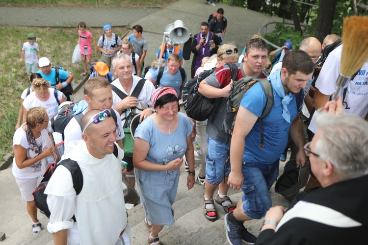 Powitanie pielgrzymów z Oświęcimia na Górce w Gołonogu - 2018