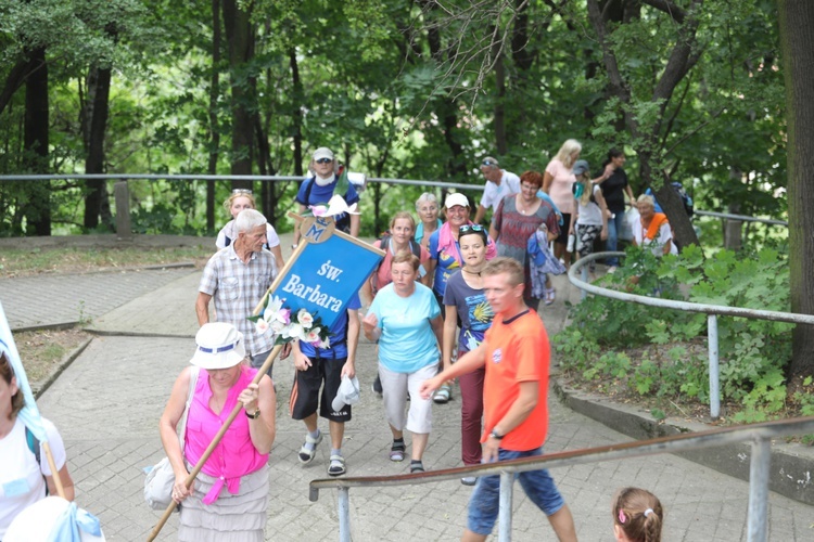 Powitanie pielgrzymów z Oświęcimia na Górce w Gołonogu - 2018