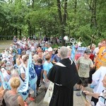 Powitanie pielgrzymów z Oświęcimia na Górce w Gołonogu - 2018