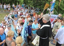 Pątnicy z Oświęcimia u franciszkanów w Gołonogu