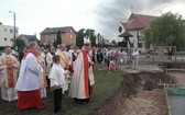 Poświęcenie placu budowy kościoła w Redzie-Ciechocinie