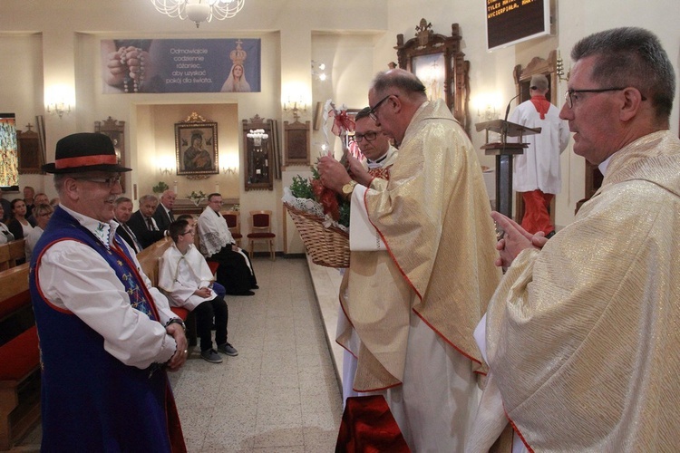 Poświęcenie placu budowy kościoła w Redzie-Ciechocinie