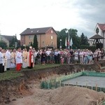 Poświęcenie placu budowy kościoła w Redzie-Ciechocinie