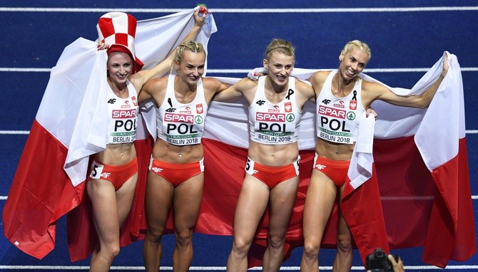 Złoty medal Polek w sztafecie 4x400 m