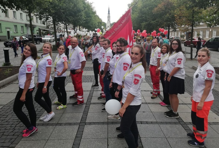 Maltańczycy z bielsko-żywieckimi pielgrzymami - 2018