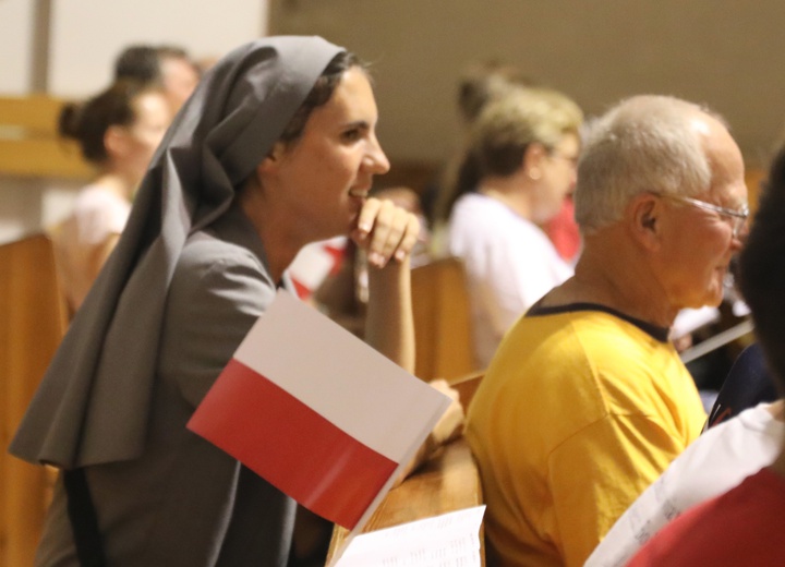 Wieczór pieśni patriotycznej czechowickiej pielgrzymki - Świerklaniec 2018