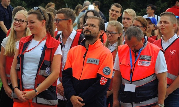 Maltańczycy z bielskiego oddziału Maltańskiej Służby Medycznej na Jasnej Górze