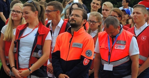 Maltańczycy z bielskiego oddziału Maltańskiej Służby Medycznej na Jasnej Górze