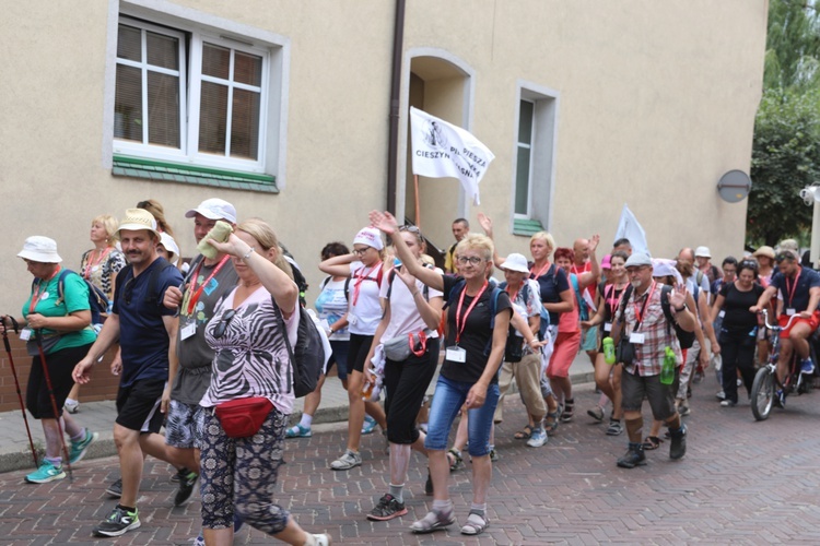 27. Pielgrzymka Cieszyńska na trasie - w Woźnikach - 2018