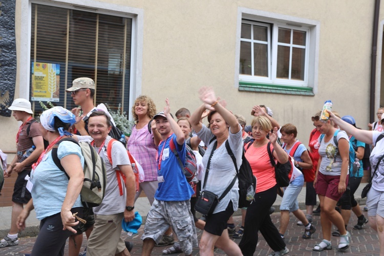 27. Pielgrzymka Cieszyńska na trasie - w Woźnikach - 2018