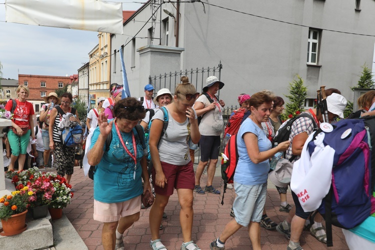 27. Pielgrzymka Cieszyńska na trasie - w Woźnikach - 2018