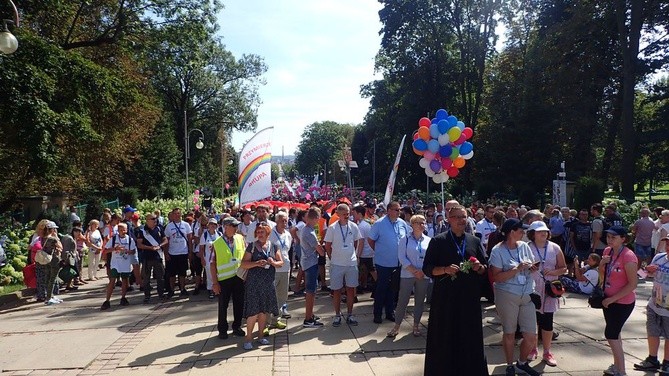 Pielgrzymi na Jasnej Górze