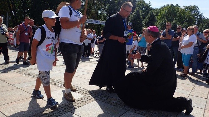 Pielgrzymi na Jasnej Górze