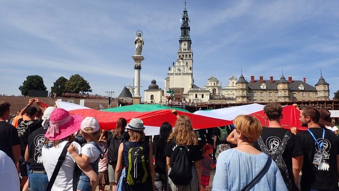 Pielgrzymi na Jasnej Górze