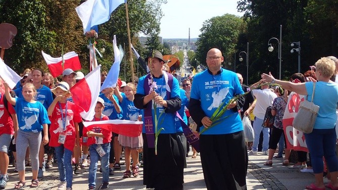 Pielgrzymi na Jasnej Górze