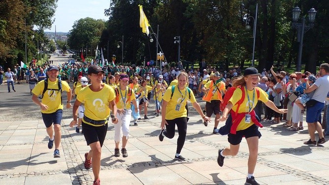 Pielgrzymi na Jasnej Górze