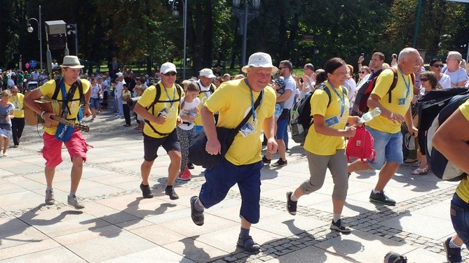 Pielgrzymi na Jasnej Górze