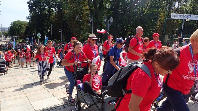 Pielgrzymi na Jasnej Górze